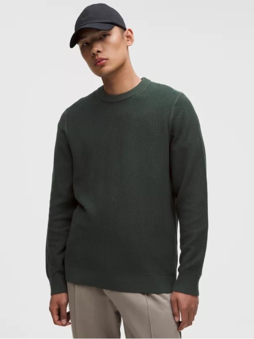 Lululemon Textured Knit Crewneck Sweater Size Medium